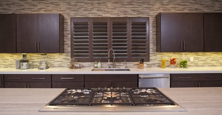 New Brunswick wood shutter kitchen